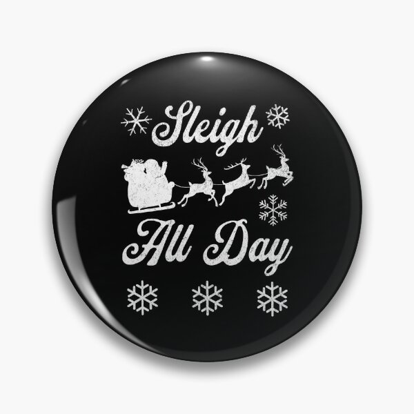 Item preview, Sleigh All Day Christmas, Black and White, Snowflakes designed and sold by artfulnotebook.