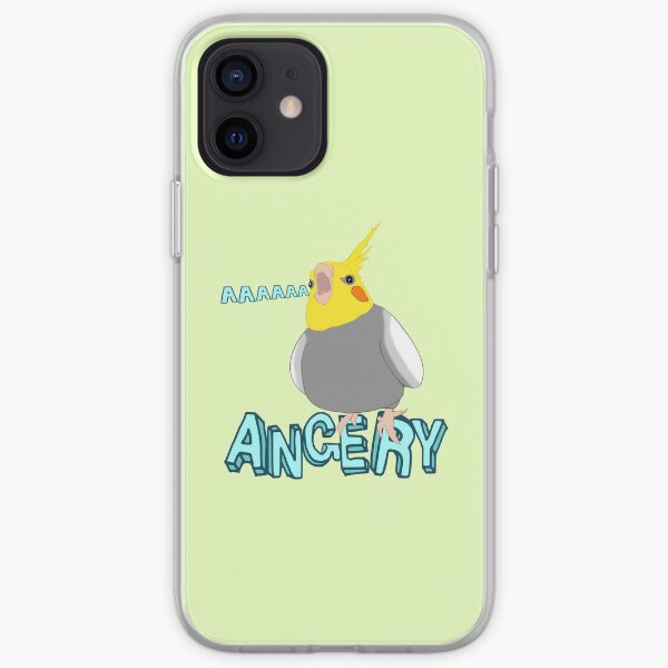 ANGERY - cockatiel - 2 iPhone Soft Case