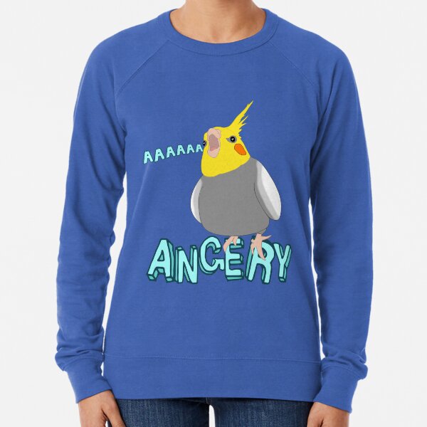 ANGERY - cockatiel - 2 Lightweight Sweatshirt