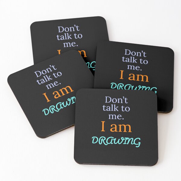 Item preview, Don't talk to me.  I am Drawing  designed and sold by Jho251981.