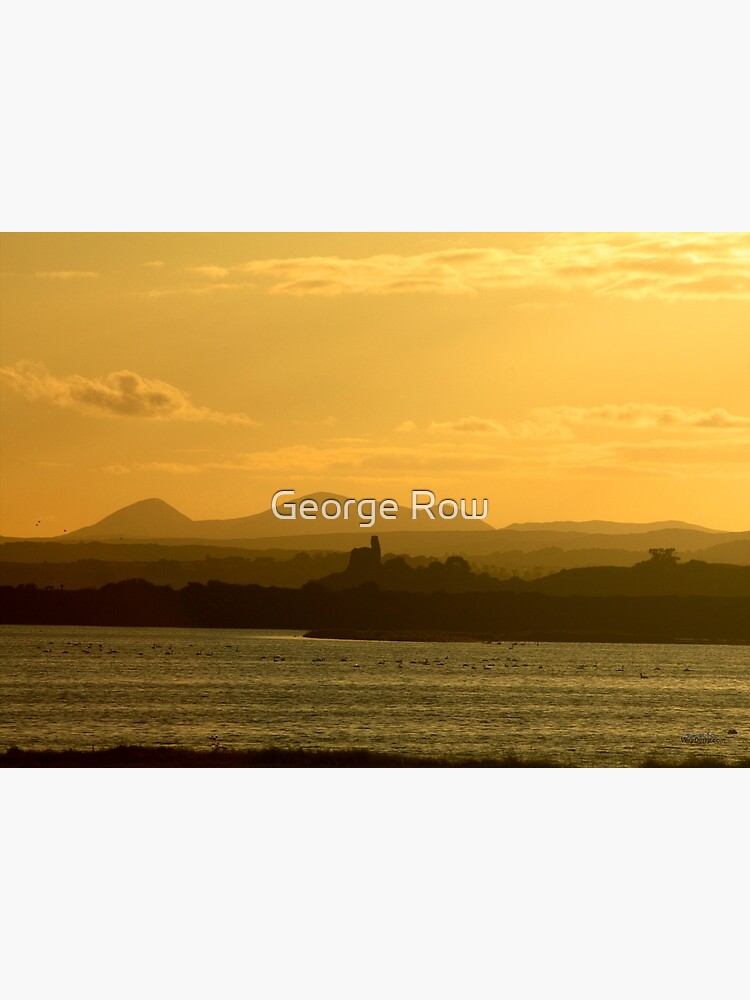 Twilight over Derryveagh mountains - with O'Doherty Castle from Inch Level by VeryIreland