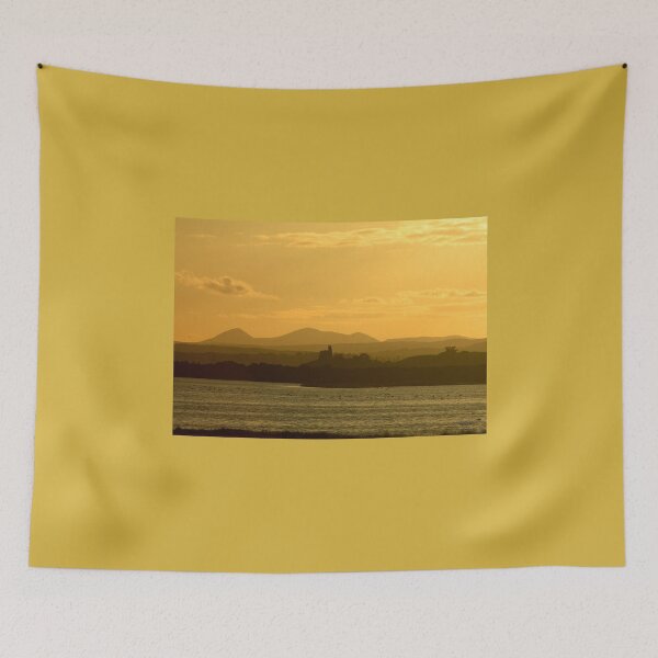Item preview, Twilight over Derryveagh mountains - with O'Doherty Castle from Inch Level designed and sold by George Row.