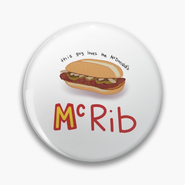 Item preview, This guy loves the mcrib  designed and sold by AmbersArtBubble.