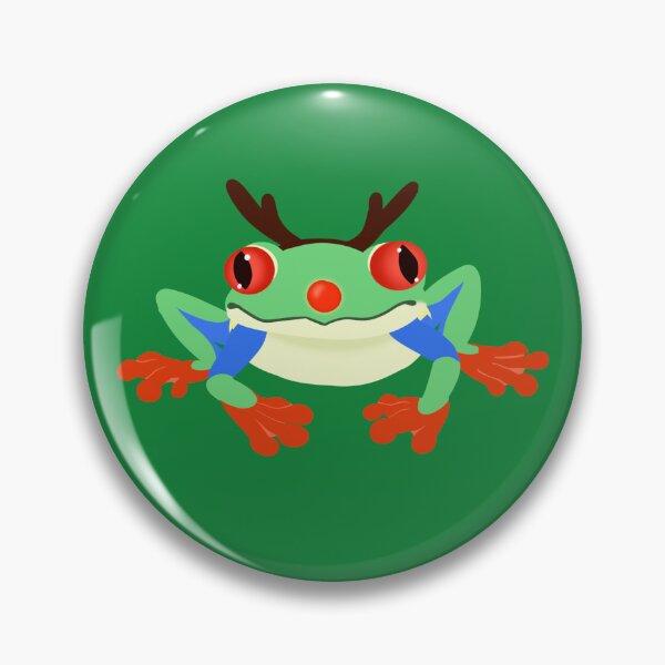 Item preview, Christmas Reindeer Frog designed and sold by Foggypawz.