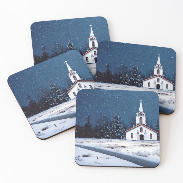 Item preview, Winter Church Scene designed and sold by SmoothPolygon.