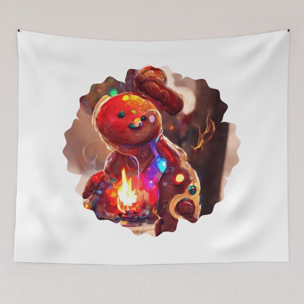 Item preview, Gingerbread Man Fire designed and sold by zheworkstudio.