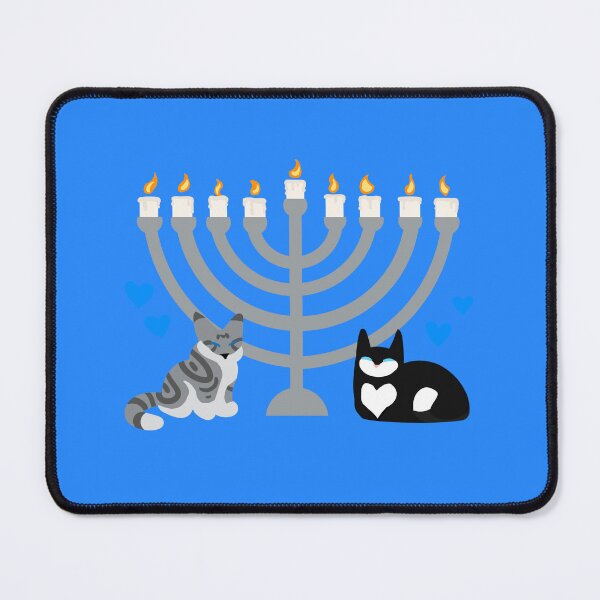 Item preview, Hanukah Menorah Cats designed and sold by Foggypawz.