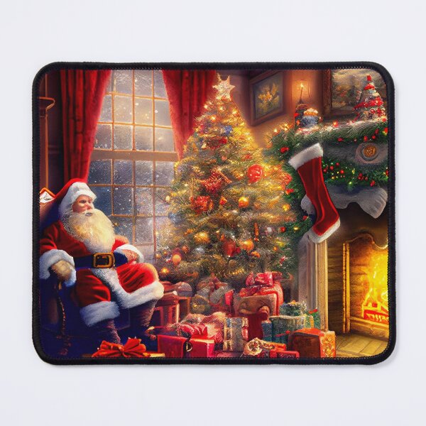 Item preview, Santa relaxing by fireplace designed and sold by Patrick Edwards.