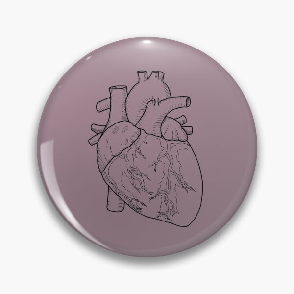 Item preview, Anatomical Heart Lilac designed and sold by spillingthemilk.
