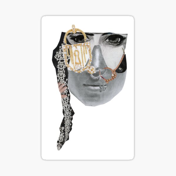 Item preview, Schiaparelli Face designed and sold by MonsoonartsbyM.
