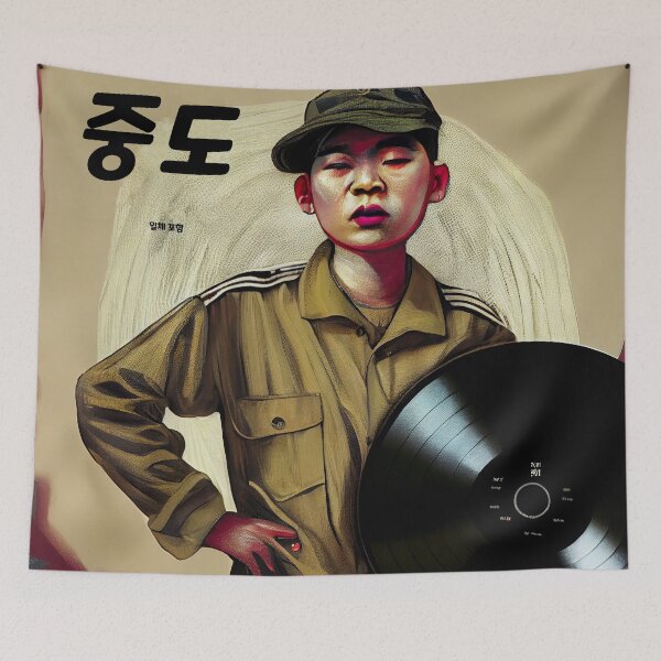 Item preview, Retro KPop Album Cover Design #1 designed and sold by David Apricot.