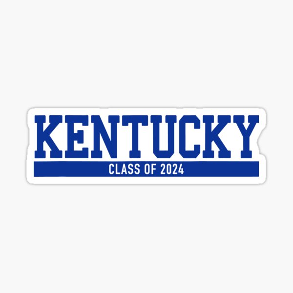 University Of Kentucky Class Of 2024 Sticker For Sale By Missavaw   St,small,507x507 Pad,600x600,f8f8f8 