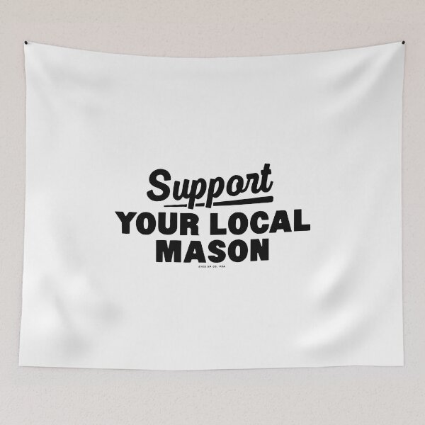 Aperçu de l'œuvre Soutenez votre maçon local créée et vendue par eyesupco.