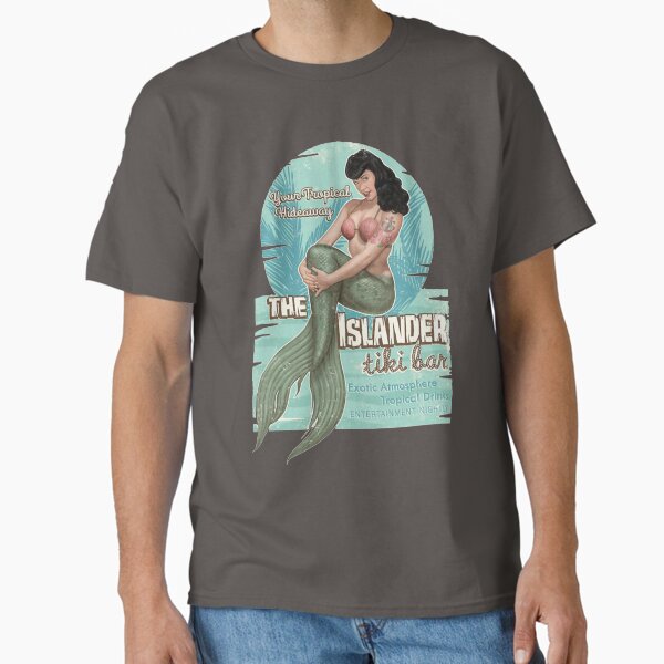 Item preview, The Islander Tiki Bar - Bettie Page Mermaid designed and sold by racecar32.
