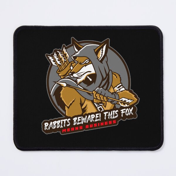 Item preview, Rabbits Beware -This Fox means business designed and sold by BWBCCREATIONS.