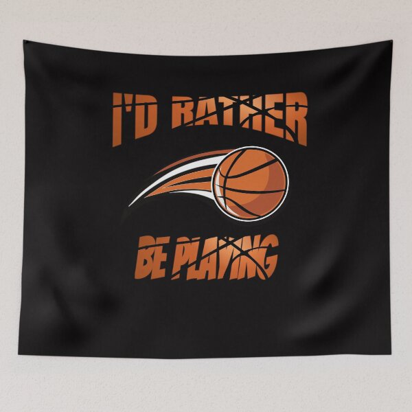 Item preview, Basketball I'd Rather Be Playing Basketball designed and sold by classicmusings.