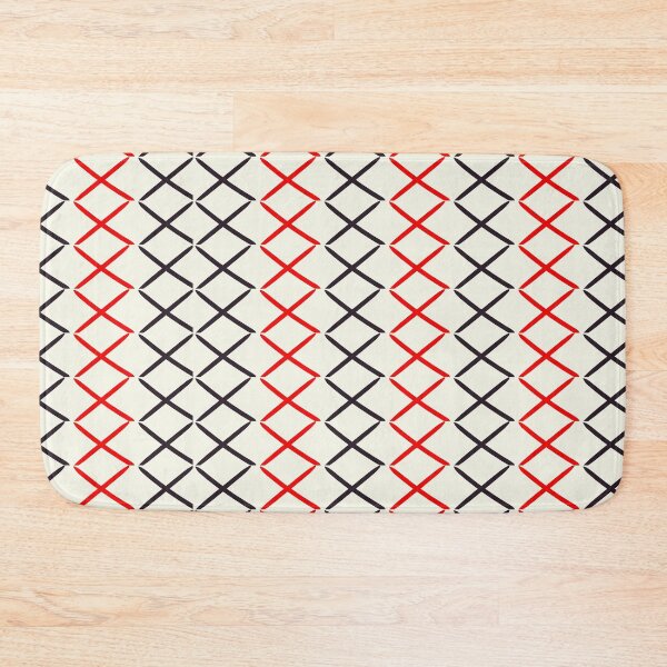 Item preview, Black and red cross sign long horizontal stripe  designed and sold by Giree07.