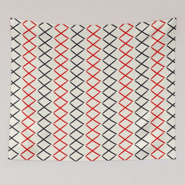 Item preview, Black and red cross sign long horizontal stripe  designed and sold by Giree07.