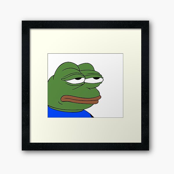 Pepega in HD Twitch Emote  Art Board Print for Sale by Reboot