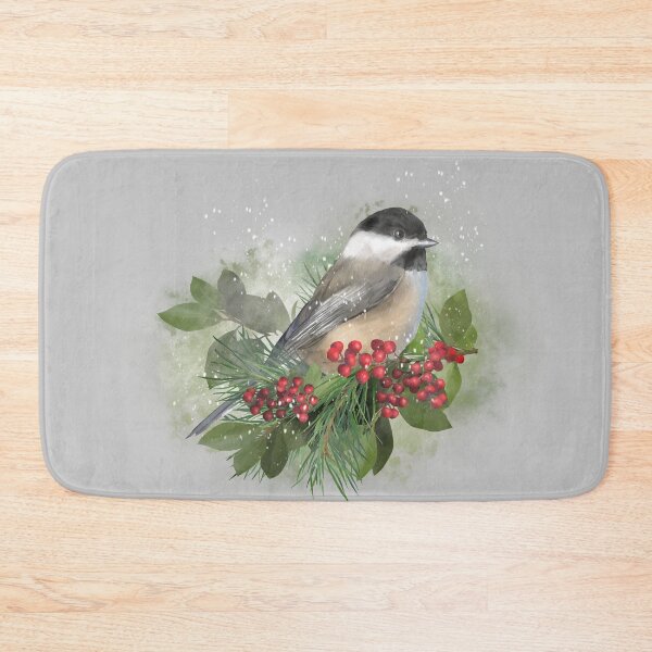 Item preview, Chickadee Christmas designed and sold by The Willow Of  Rain City.