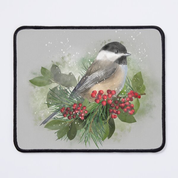 Item preview, Chickadee Christmas designed and sold by The Willow Of Rain City.