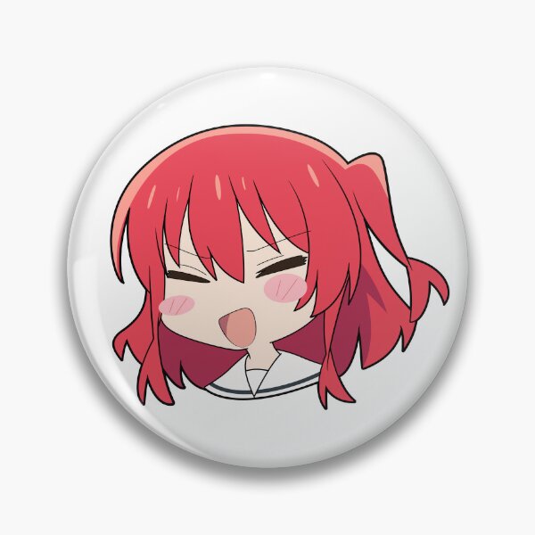Aperçu de l'œuvre Bocchi le Rocher ! Tête de Kita Chibi créée et vendue par ChibiCheems.