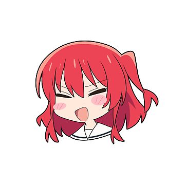 Aperçu de l'œuvre Bocchi le Rocher ! Tête de Kita Chibi de ChibiCheems