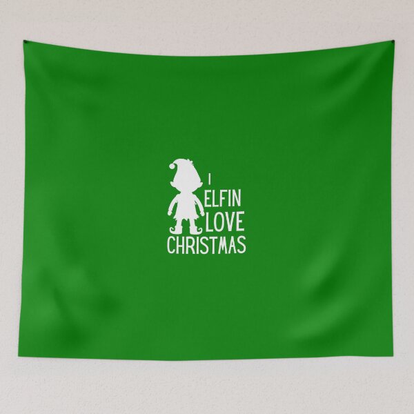 Item preview, I Elfin Love Christmas Elf designed and sold by PlethoraPrints.
