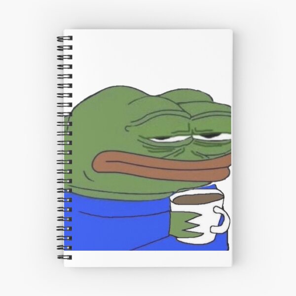 Item preview, Annoyed Coffee Pepe designed and sold by SpaceBabe.