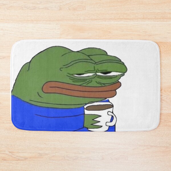 Item preview, Annoyed Coffee Pepe designed and sold by SpaceBabe.