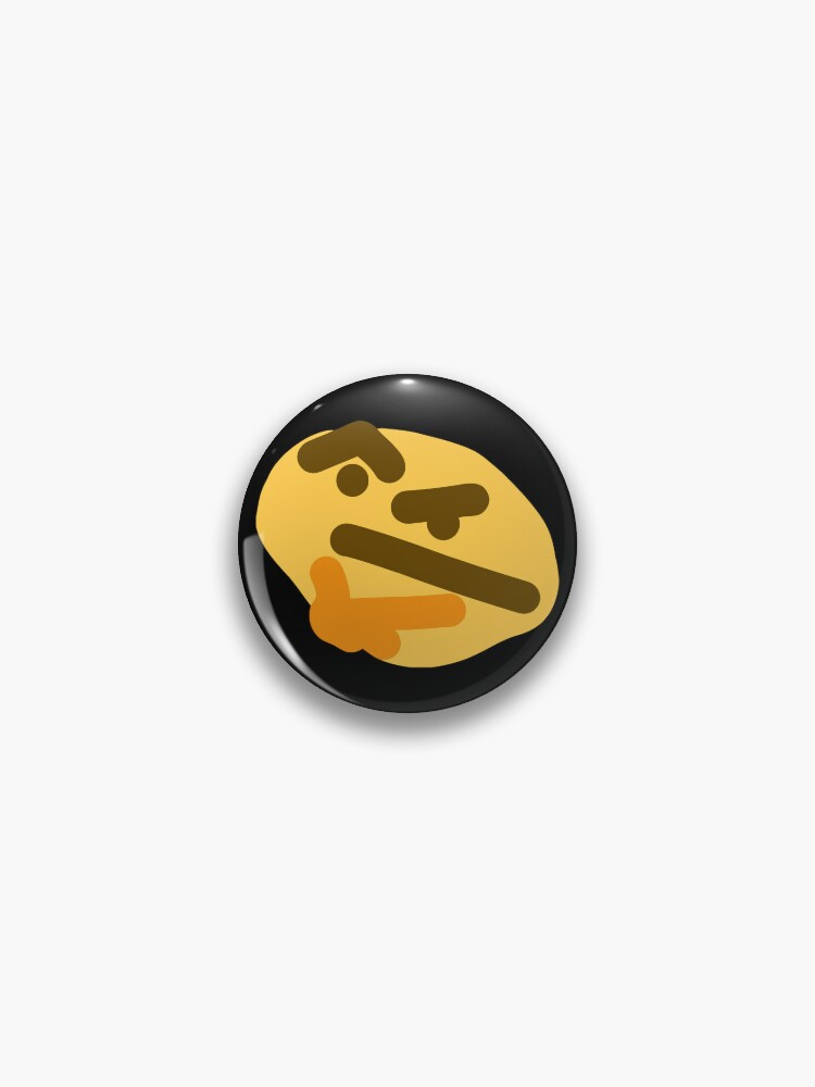 Thinking emoji meme (small) | Pin