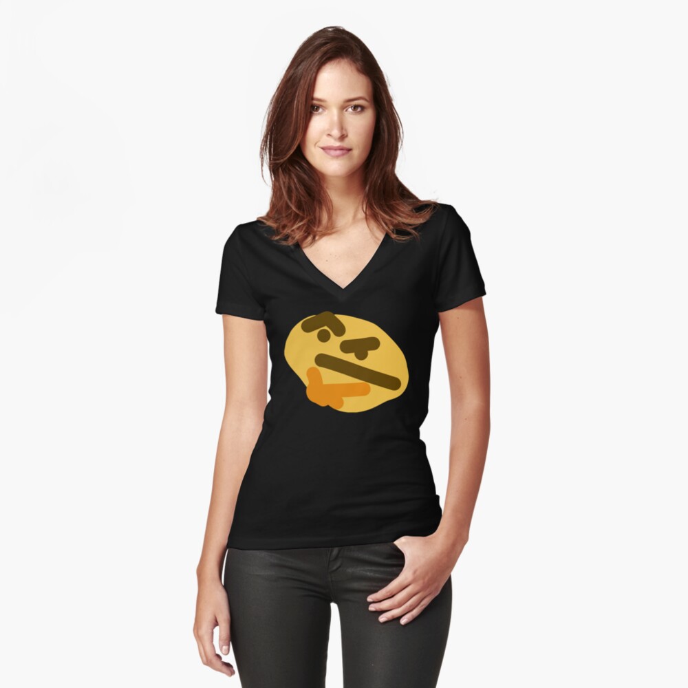 Thonking Thinking Emoji Face Meme Thonk Poster for Sale by fomodesigns in  2023