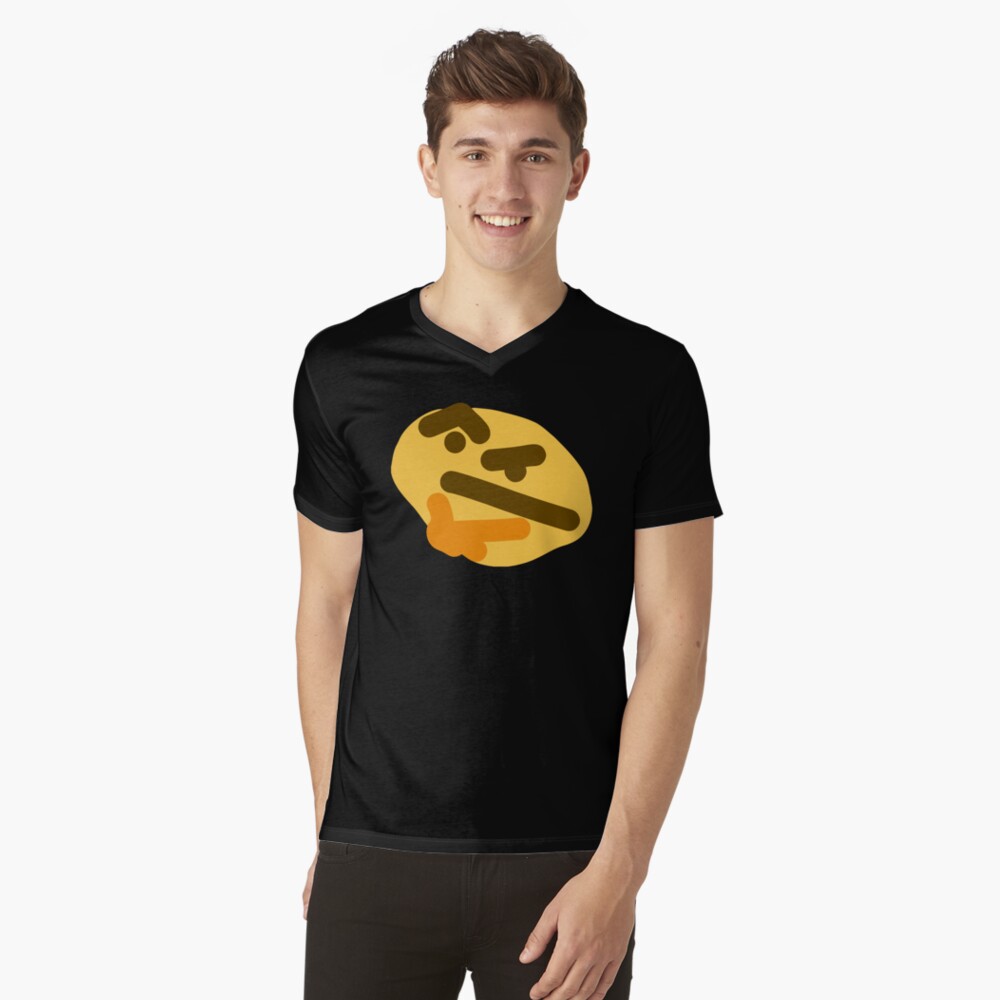 Thonkin' Funny Discord Emoji I'm Thinking Meme T-shirt -  Israel