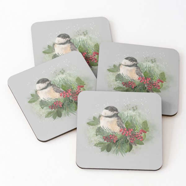 Item preview, Chickadee Christmas 2 designed and sold by The Willow Of  Rain City.