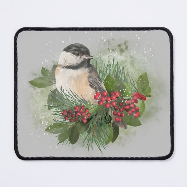 Item preview, Chickadee Christmas 2 designed and sold by The Willow Of  Rain City.