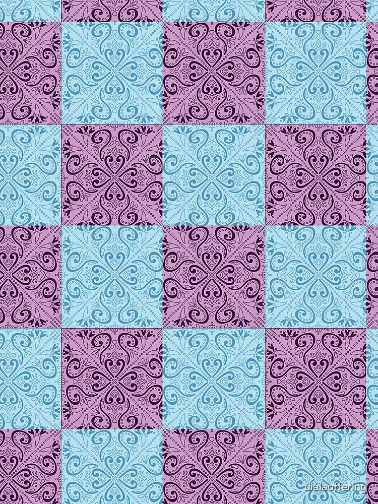 Thumbnail 3 of 3, Scarf, patchwork designed and sold by dialaoffering.