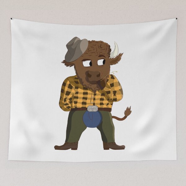 Item preview, Bison Cowboy designed and sold by KYdesignsokc.