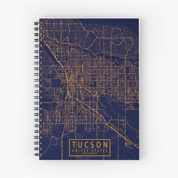 Item preview, Mapa de Tucson, Arizona, EE. UU. - Ciudad de noche designed and sold by deMAP.