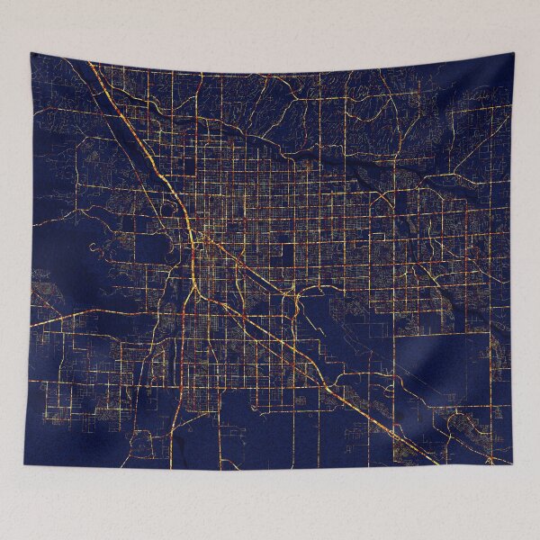 Item preview, Tucson, Arizona, USA Map -  City At Night designed and sold by deMAP.