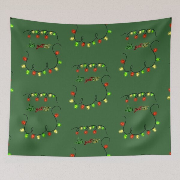 Item preview, Christmas let’s get lit string lights designed and sold by tenannii.