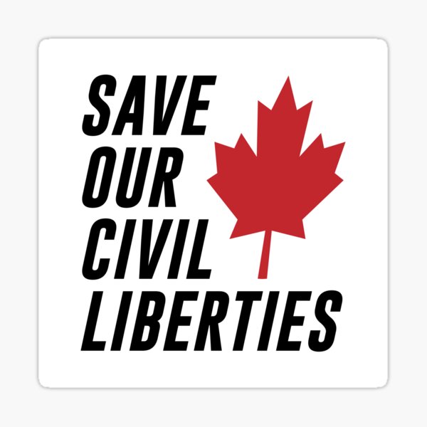 save-our-civil-liberties-canada-freedom-leaf-sticker-for-sale-by