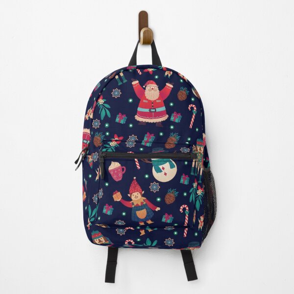 Item preview, Colorful Christmas, beautiful illustration full of Christmas characters like Santa Claus, elves, plush toys, nutcrackers and Christmas tree stars. designed and sold by Malogue.