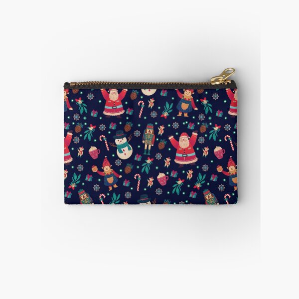 Item preview, Colorful Christmas, beautiful illustration full of Christmas characters like Santa Claus, elves, plush toys, nutcrackers and Christmas tree stars. designed and sold by Malogue.
