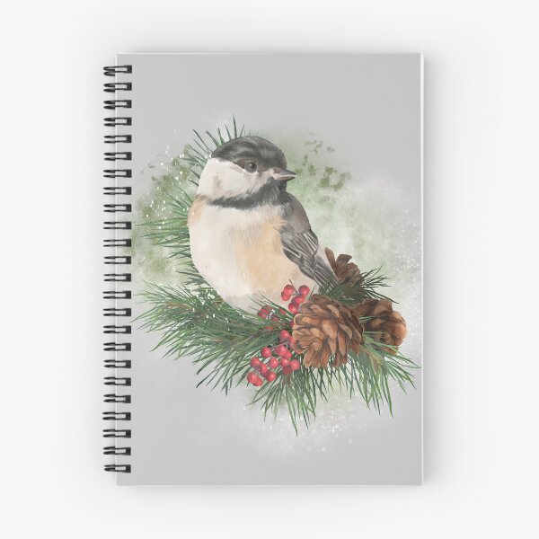 Item preview, Chickadee Christmas 4 designed and sold by The Willow Of  Rain City.