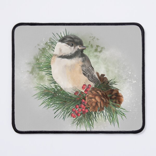 Item preview, Chickadee Christmas 4 designed and sold by The Willow Of  Rain City.