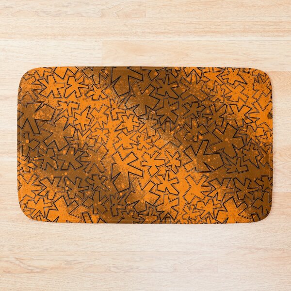 Item preview, Warm Tones Gradient Splatter Paint Floral Pattern  designed and sold by that5280lady.