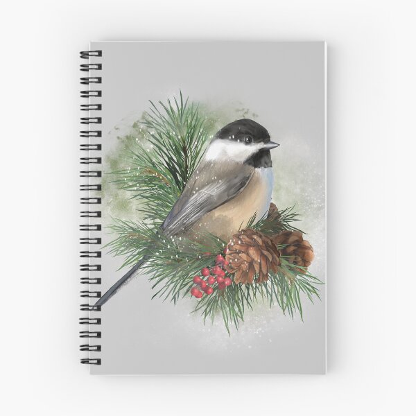 Item preview, Chickadee Christmas 3 designed and sold by The Willow Of  Rain City.