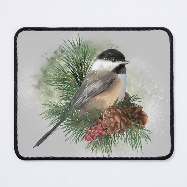 Item preview, Chickadee Christmas 3 designed and sold by The Willow Of Rain City.