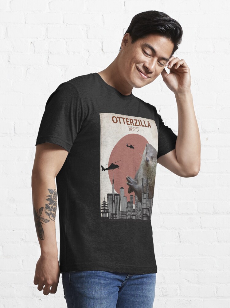 Alternate view of Otterzilla - Giant Otter Monster Essential T-Shirt