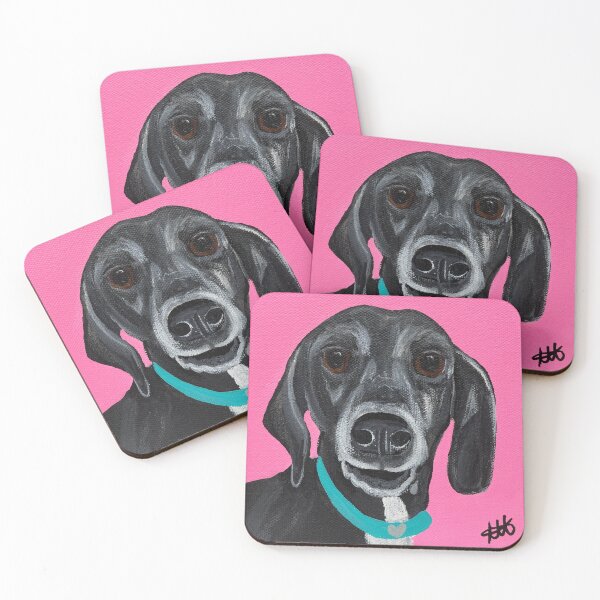 Item preview, Lucy la Doxie Negra designed and sold by Amanda A. Anthony.